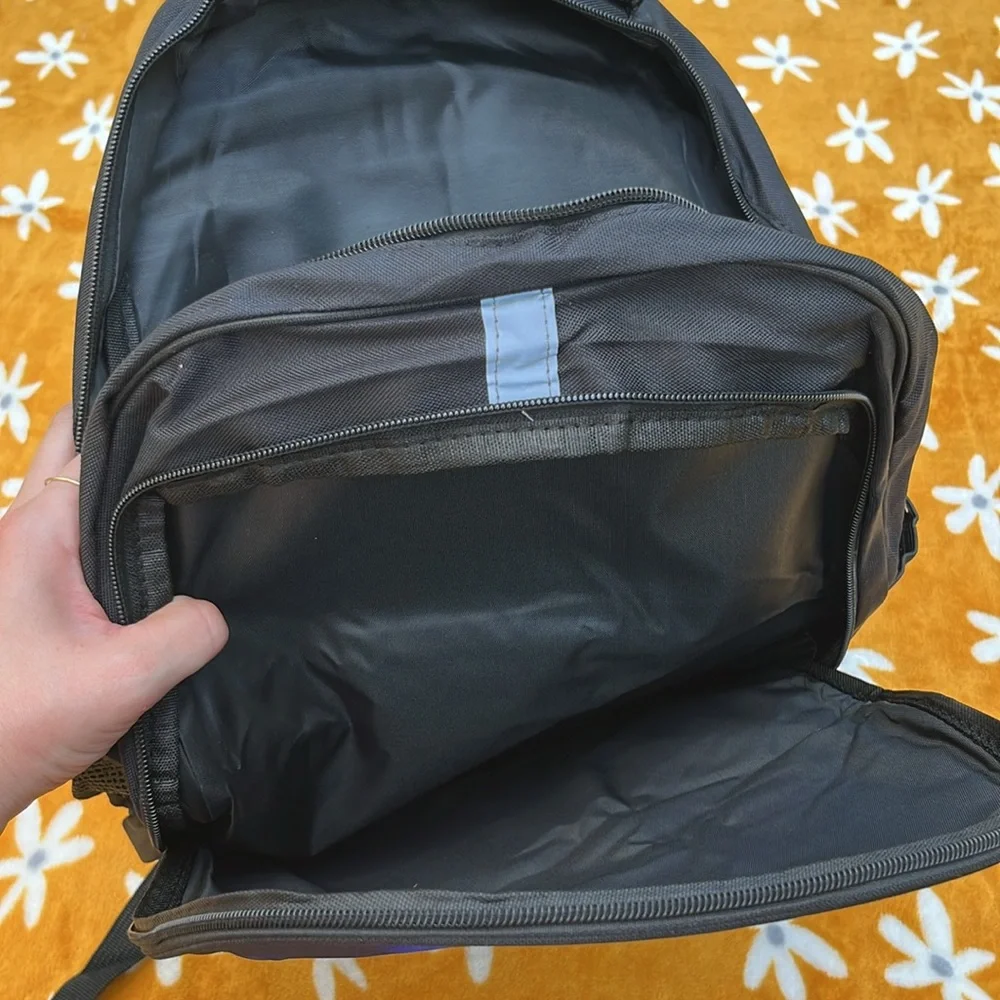 NEW NWOT Wednesday Addams Jenna Ortega Black Graphic Backpack Women's Kids Girls